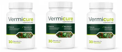 Immagine prodotto di 3X Vermicure, 30 capsule – Disintossicazione dell'apparato digerente