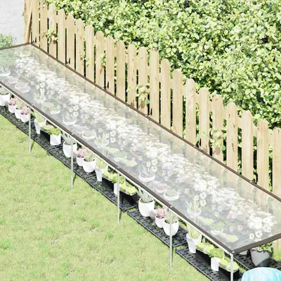 Produktbild von vidaXL Pflanzenabdeckung mit Ösen 1x6 m Polyethylen