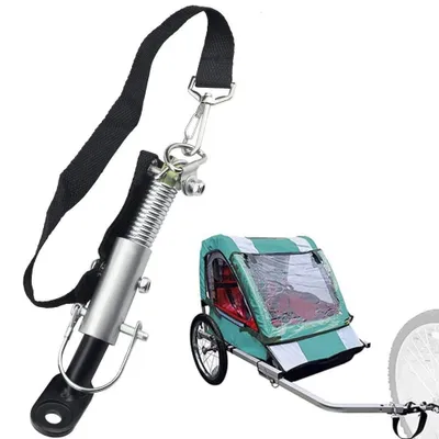 Image de Support universel pour remorque de vélo, avec système de sécurité à goupille