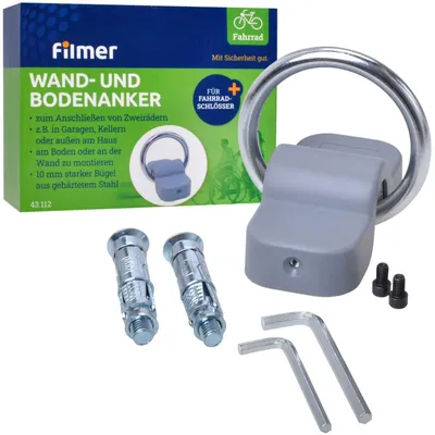 Produktbild von Wandanker Bodenanker Sicherheitsanker Kettenanker Boden Wand Fahrrad Roller etc