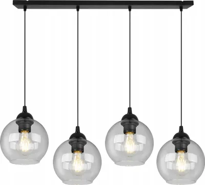 Produktbild von Elegante Deckenlampe Loft Stil – Hängelampe Kronleuchter Leiste für Küche und Wohnzimmer