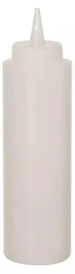 Produktbild von Quetschflasche, Kunststoff, mit Schraubdeckel, Farben wählbar, 0,70 Liter : neutral Variante: neutral