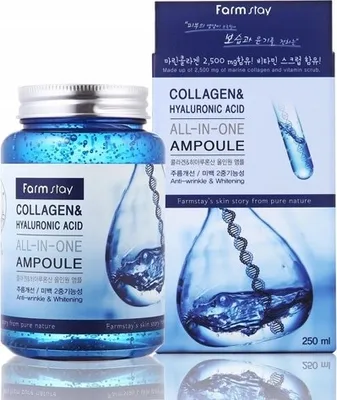 Produktbild von Farmstay - Collagen & Hyaluronic Acid All-in-One Ampoule, 250ml