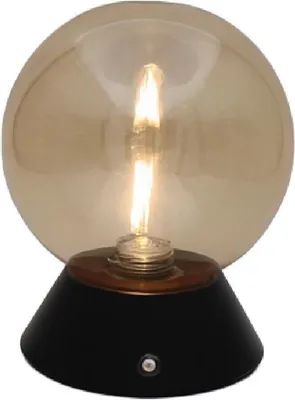 Produktbild von Luxus Europe - Tischlampe Touch Nora Schwarz - Kabellose LED-Tischlampe für den Innenbereich – USB-C wiederaufladbar