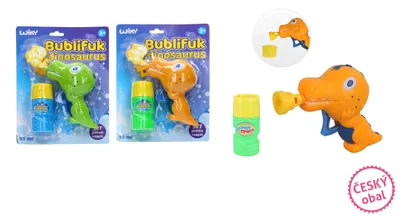 Produktbild von Seifenblasen-Dinosaurier 55 ml – tschechische Verpackung