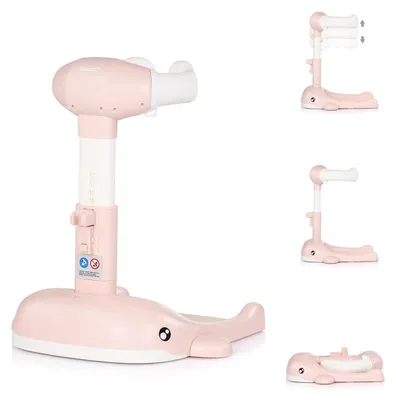 Produktbild von Chipolino Babybadeständer, Duschhilfe Wal faltbar höhenverstellbar Duschhalter rosa