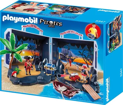 Produktbild von PLAYMOBIL Piratenschatzkoffer, Pirat, 4 Jahr(e), Mehrfarbig, Kunststoff