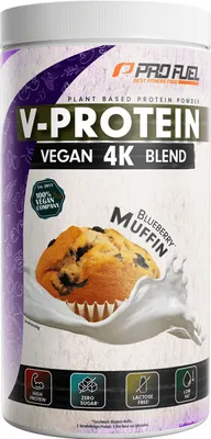 Produktbild von ProFuel V-Protein 4K Blend (750g) Blueberry Muffin - Eiweiße - Veganes Eiweiß