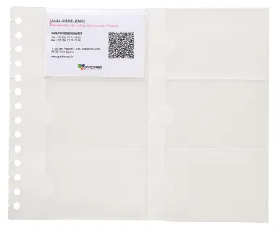 Immagine prodotto di Foglietti Exacompta per Exacard 75134E, confezione da 10, in polipropilene, 12 foglietti