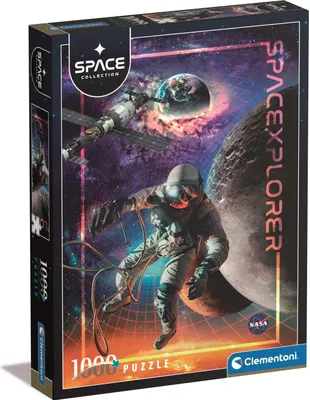 Zdjęcie produktu dla CLEMENTONI Puzzle Space NASA: Space Explorer 1000 elementów