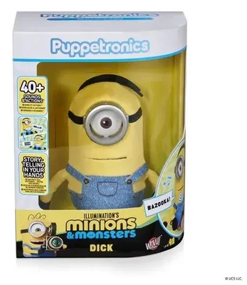 Productafbeelding van Minions handpop, interactief met beweging, geluiden en aanraakgevoeligheid, met meer dan 40 functies