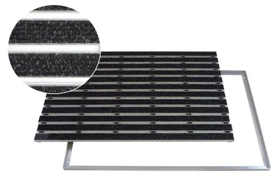Produktbild von ACO Indoor Alu Schuhabstreifermatte anthrazit, 75 x 50 cm