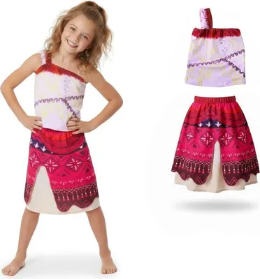 Immagine prodotto di Costume  VAIANA 2 Costume MOANA per bambine Ultimo modello Taglia: 110