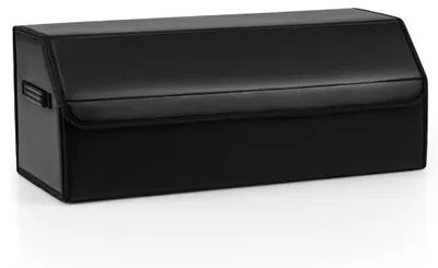Image de Organisateur de coffre de voiture pliable de 51 L avec couvercle et séparateur
