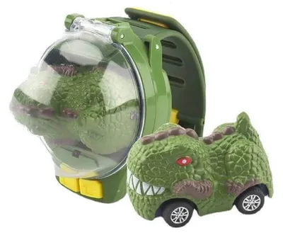 Zdjęcie produktu dla Miniaturowy samochodzik sterowany pilotem, wbudowany w zegarek - kolor zielony