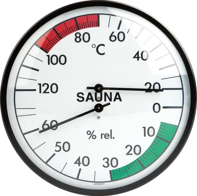 Produktbild von Sauna-Klimamesser inkl. Thermometer und Hygrometer, Saunazubehör
