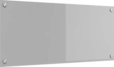 Produktbild von Küchenrückwand Hellgrau 90 x 40 cm Gehärtetes Glas