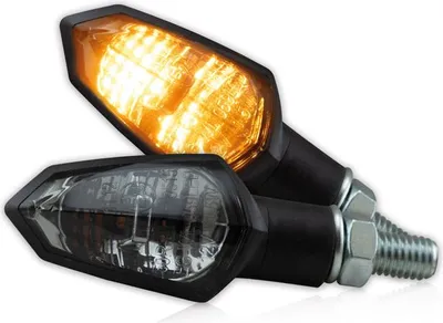 Image de Paire de clignotants LED Shot teintés noirs