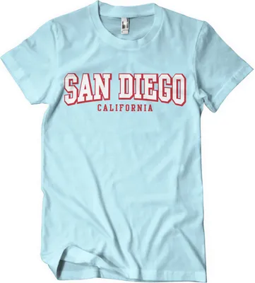 Produktbild von San Diego - California T-Shirt - Medium - Skyblue