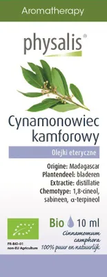 Produktbild von ÄTHERISCHES ÖL AUS KAMFERZIMTBAUM BIO 10 ml – PHYSALIS
