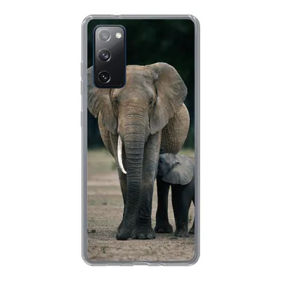 Produktbild von MuchoWow® Handyhülle Schutzhülle Hülle für Samsung Galaxy S20 FE Elefant - Tiere - Flachland - Natur Silikon Softcase Handy Hülle - Abdeckung