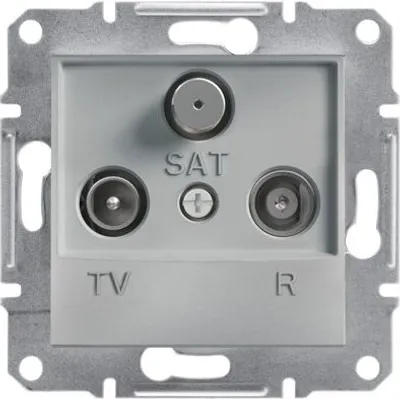 Obrázok produktu pre Koncová skrinka R-TV-SAT, hliník Schneider Asfora EPH3500161/SCH