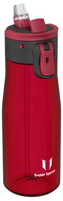 Produktbild von Sparrow Trinkflasche 1L - TouchFlow Tritan Wasserflasche - BPA-frei - Sportflasche Auslaufsicher - Trinkflaschen mit Strohhalm für Sport, Outdoor - Leicht, Nachhaltig