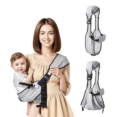 Productafbeelding van Babywikkel, verstelbare koala-wikkel, multifunctionele babydrager, ademende babywikkel, geschikt voor baby's en peuters tot 25 kg
