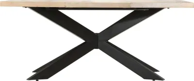 Obrázek produktu pro vidaXL Jídelní stůl 180 x 90 x 76 cm Masivní bělené mangové dřevo
