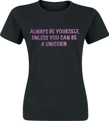 Produktbild von Always be a unicorn - Girl-Shirt