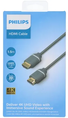 Immagine prodotto di Philips CABLE HDMI 1.5M PHILIPS SWV5610G/00