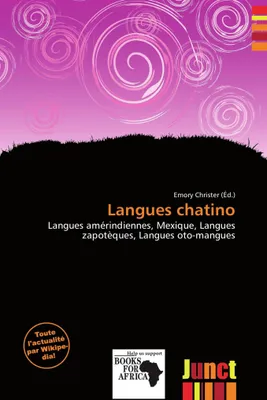 Produktbild von Langues Chatino