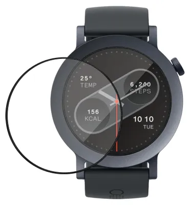 Produktbild von kwmobile 2x Transparente Displayschutzfolie kompatibel mit CMF by Nothing Watch Pro 2 (D398) Folie - Schutzfolie für Fitness Tracker - robuster