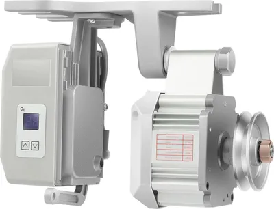 Obrázek produktu pro Motor šicího stroje, výkon 550 W, rozsah otáček 200–4500 ot./min, stříbrný