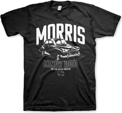 Produktbild von Morris Minor 1000 T-Shirt - Small - Black