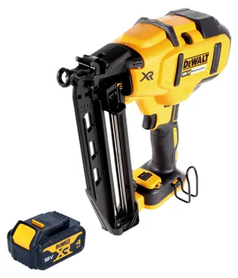 Obrázok produktu pre Akumulátorová klincovačka DeWalt DCN 660 N 18V 32 - 63 mm bez kefiek + 1x akumulátor 4,0 Ah - bez nabíjačky
