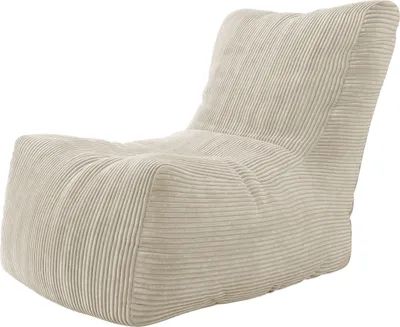 Produktbild von MIRJAN24 Sitzsack Rest Cord, Wohnzimmer Sessel, Gefüllt mit Regranulat, Sitzkissen (Farbe: Poso 100)