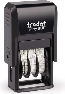 Produktbild von TRODAT 4850/2 CZ - datum a text "ZAPLACENO"