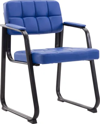 Produktbild von Besucherstuhl HLO-CP22 B Kunstleder  blau