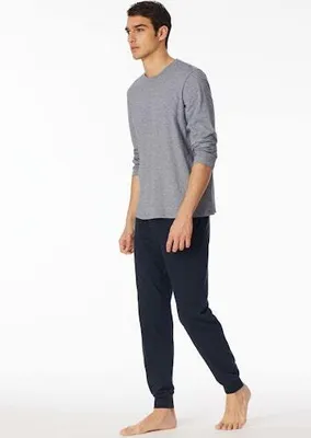 Zdjęcie produktu dla Piżama męska Schiesser - Casual Essentials - granatowa - rozmiar 50