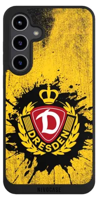 Produktbild von NIVOCASE Handyhülle für Samsung Galaxy S24+  Hülle NIVOpure Case Schwarz Fußball Offizielles Lizenzprodukt SG Dynamo Dresden