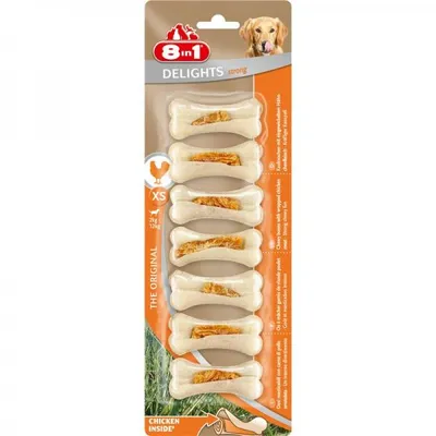 Image de 8in1 Delights Strong Kauknochen XS