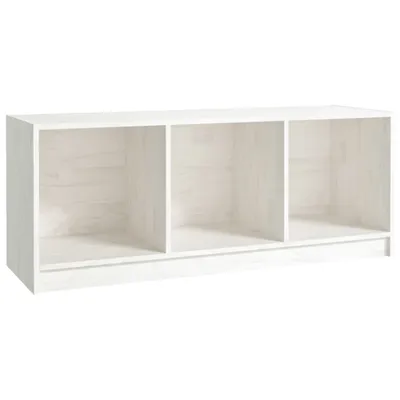 Produktbild von vidaXL TV-Schrank Weiß 104x33x41 cm Massivholz Kiefer