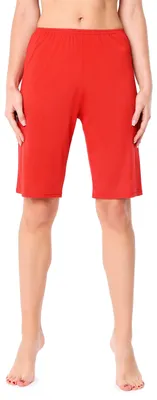Image de Culotte longue pour femme Bellivalini en viscose-soie BLV50-268 (rouge, taille S)