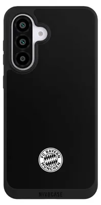 Produktbild von NIVOCASE Handyhülle für Samsung Galaxy A56 5G  Hülle NIVOpure Case Schwarz FC Bayern München FCB Offizielles Lizenzprodukt