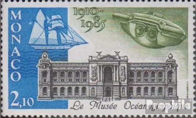 Produktbild von Briefmarken Monaco 1985 Mi 1695 (kompl.Ausg.) postfrisch Ozeanographisches Museum