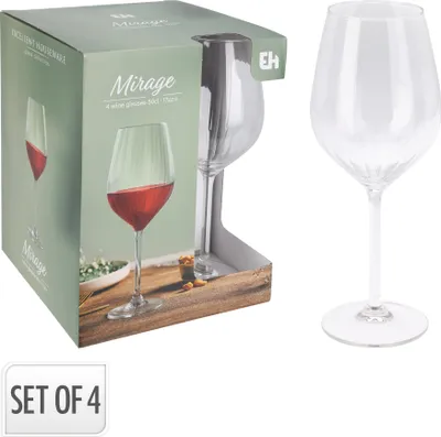 Immagine prodotto di Set di bicchieri da vino, 500 ml, 4 pezzi.