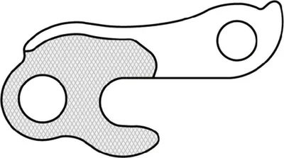 Immagine prodotto di Marwi, gancio deragliatore con set di viti M8 x 0,75, GH-036, 439036