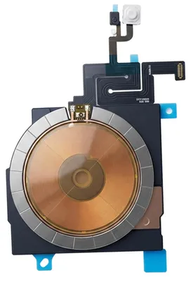 Image de Clappio, antenne NFC flexible pour iPhone Air avec bobine de recharge Qi et câble de recharge, noir / or