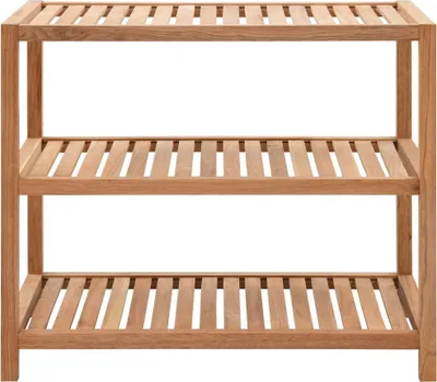 Obrázok produktu pre vidaXL Kúpeľňová polica z masívneho dreva orech 65x40x55 cm